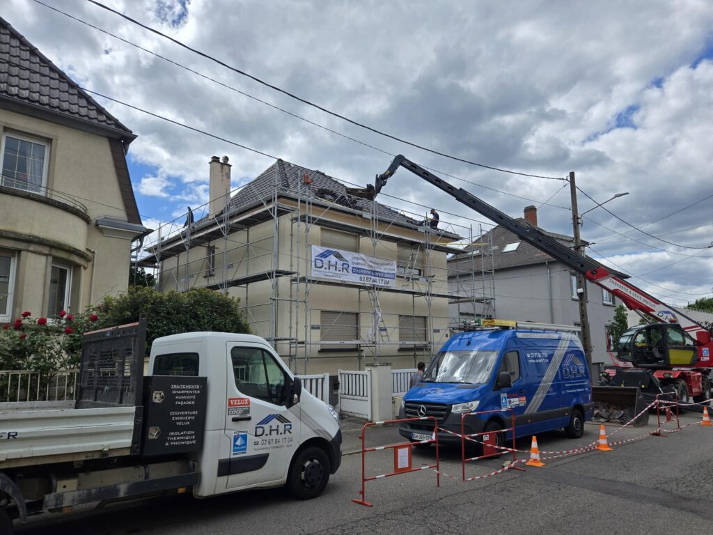 rénovation habitat Moselle, artisan rénovation, DHR; Couverture, Toiture